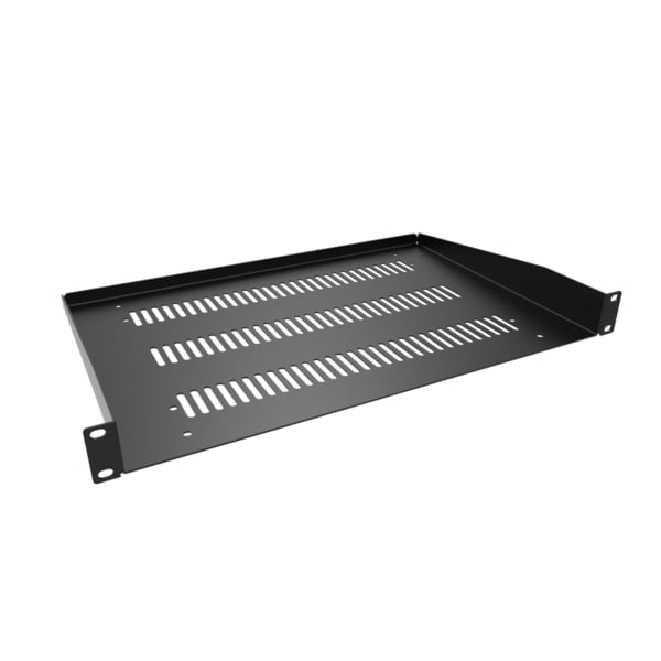 1U 12D VENTED RACK SHELF